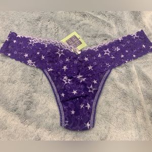 Hanky Panky panties. Purple / Lavender with Stars